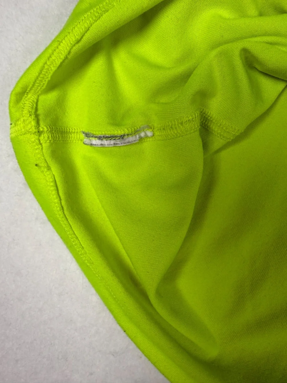 Nike Dri Fit Women's Neon Yellow Solid Razorback Tank Top Size Medium EUC